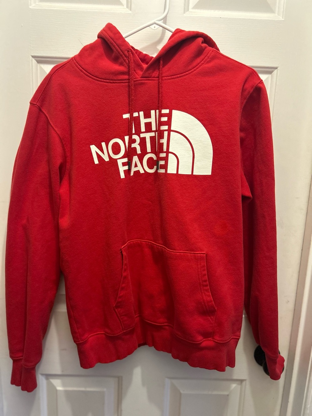 Vintage The North Face Red Logo Hoodie Sweatshirt - Women’s sz M